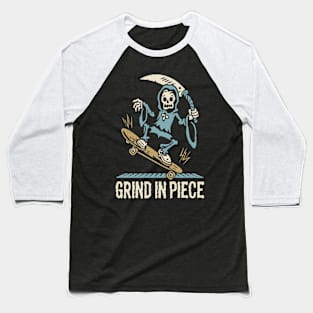 Grind In Piece Baseball T-Shirt